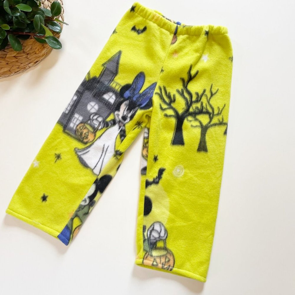 Handmade Kids Upcycled Minnie Mouse Halloween Blanket Pants
